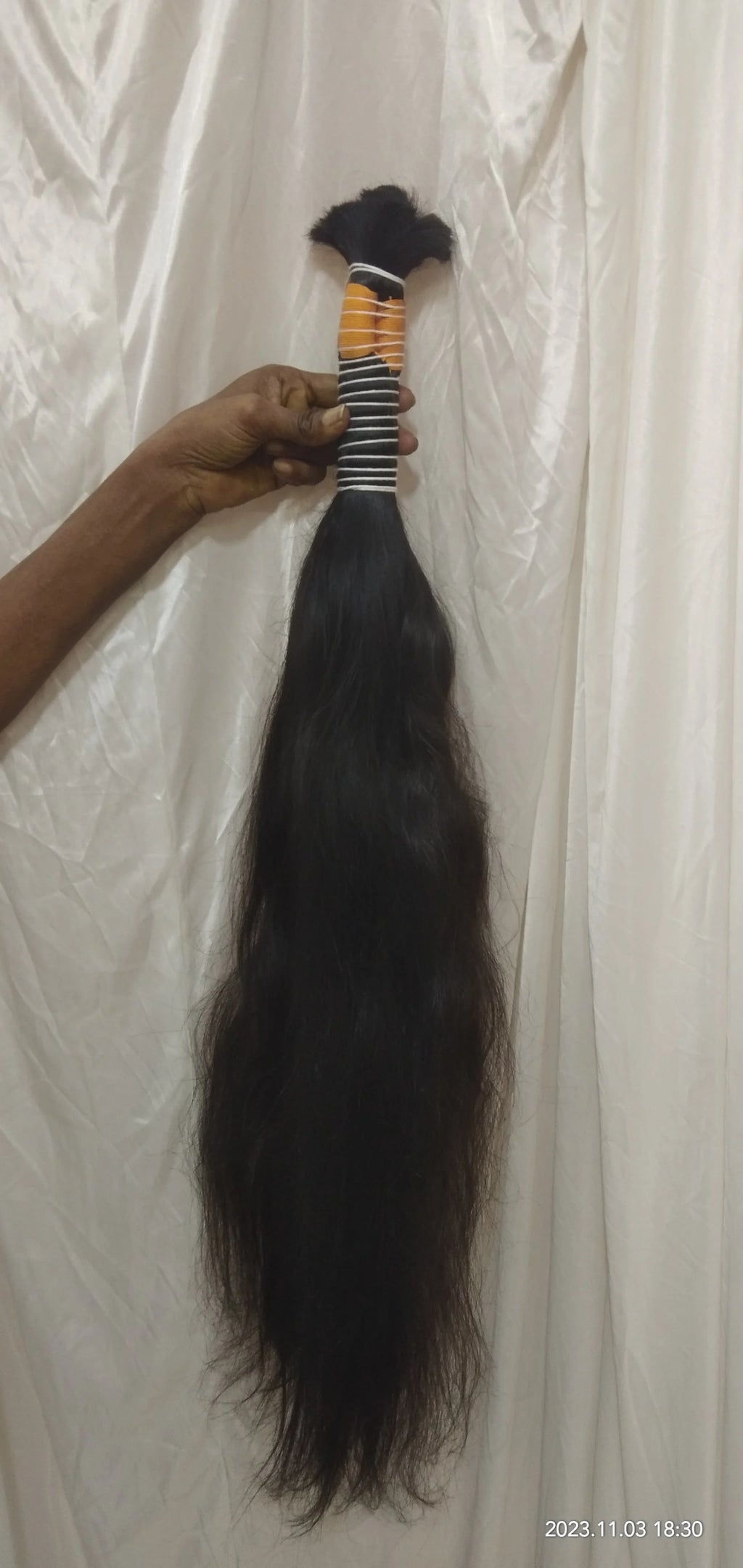 100% Unprocessed Natural Human Hair.india Best Hot 6A Hair Waft