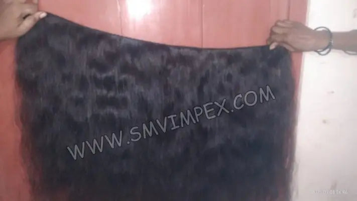 100% Unprocessed Natural Human Hair.india Best Hot 6A Hair Waft