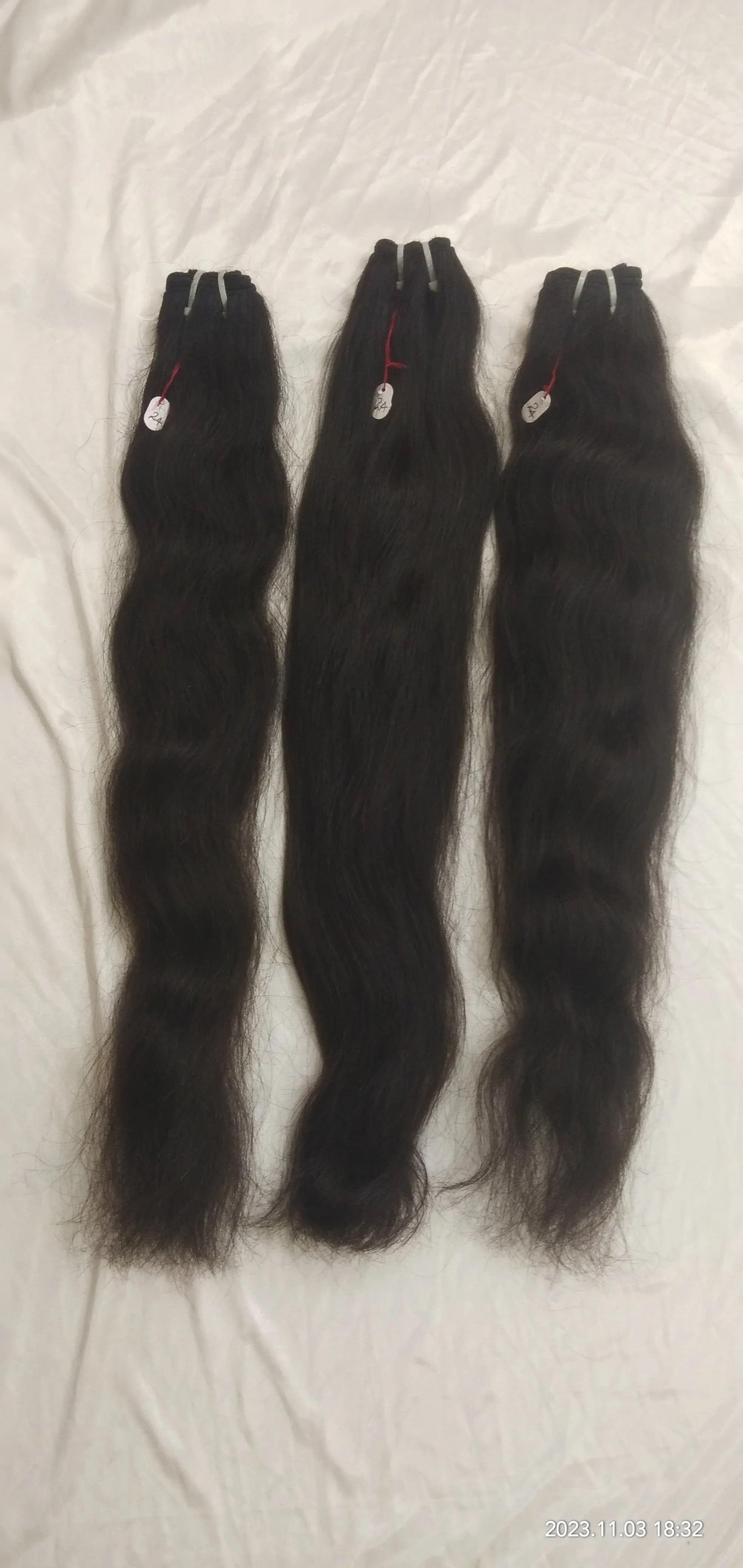100% Unprocessed Natural Human Hair.india Best Hot 6A Hair Waft