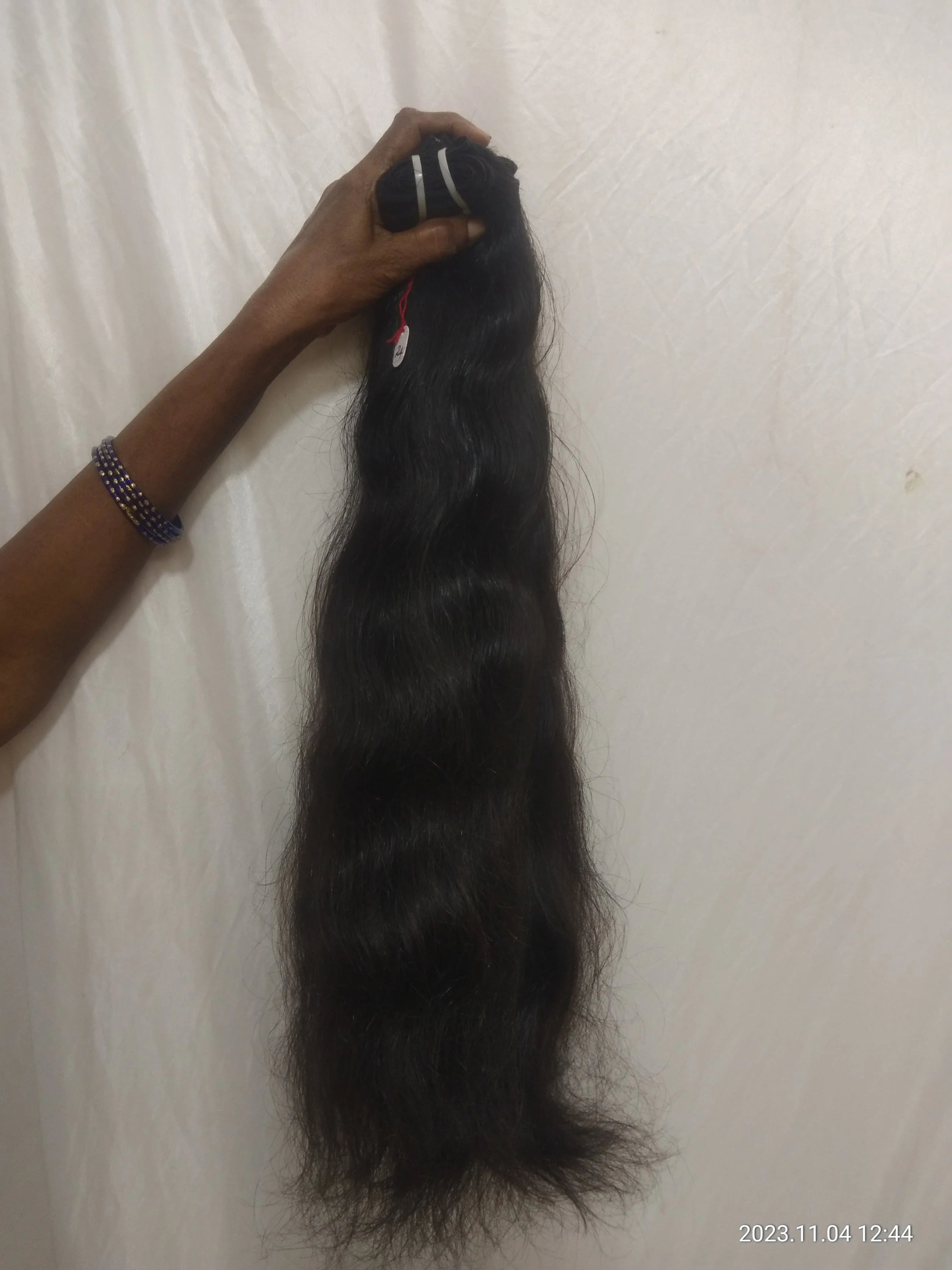 100% Unprocessed Natural Human Hair.india Best Hot 6A Hair Waft