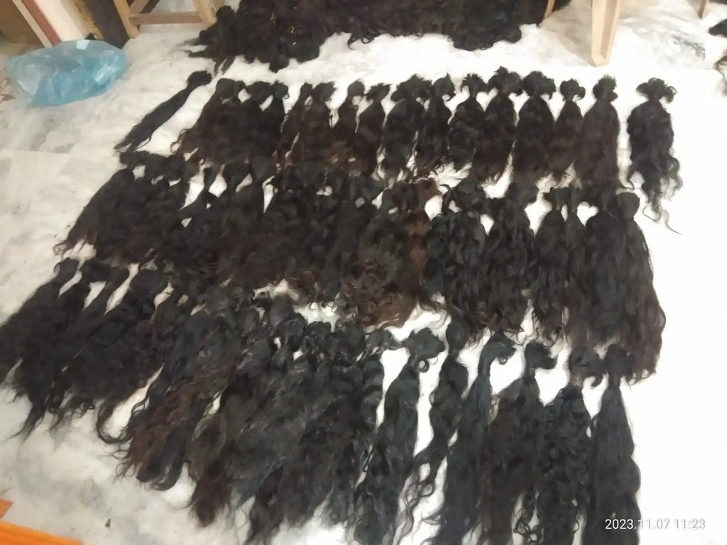 100% Unprocessed Natural Human Hair.india Best Hot 6A Hair Waft