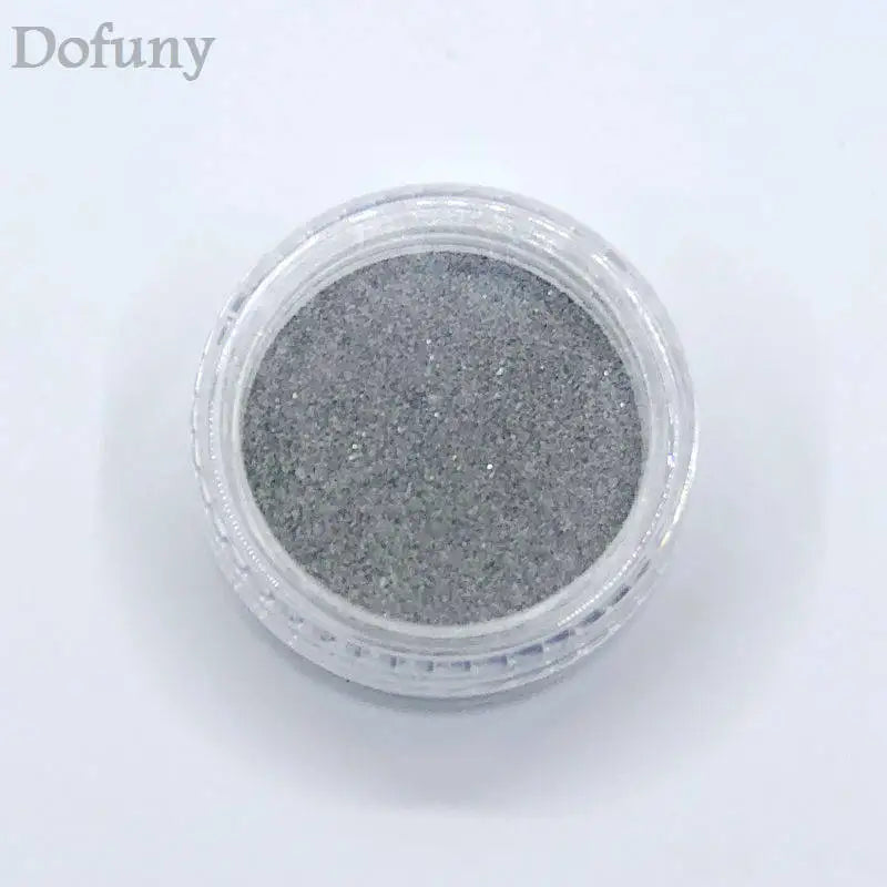 1 PC Shining Magic Grey White Reflective Nail Powder Decoration Manicure Disco Nail Glitter Dipping Powder Shimmer Pigment
