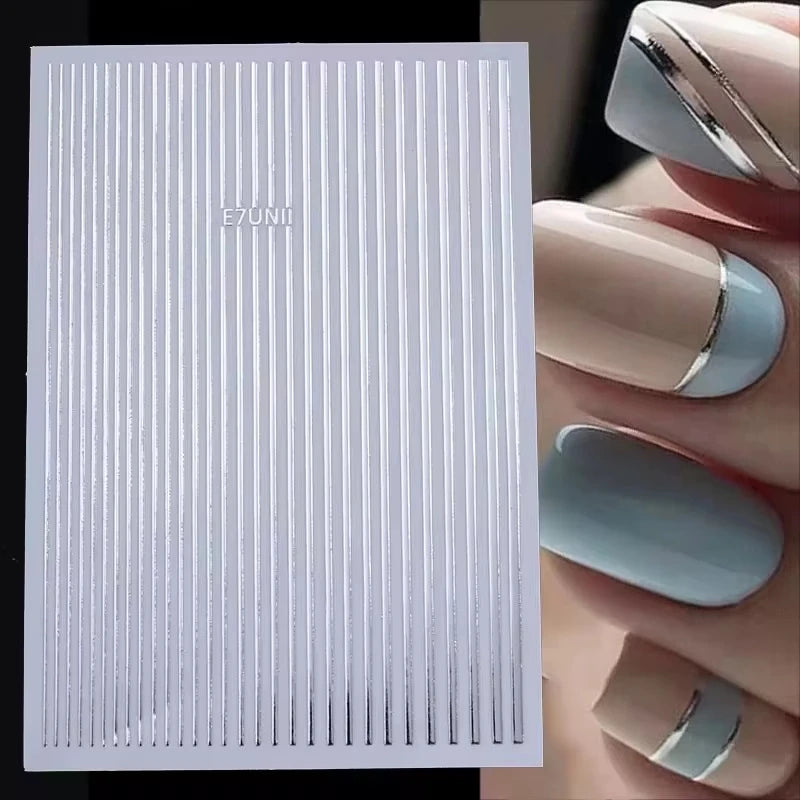 3D Nail Sticker Bowknot Long Silk Ribbon Flower Self-Adhesive Sliders Nail Art Decoration Decals DIY Manicure Accesories New