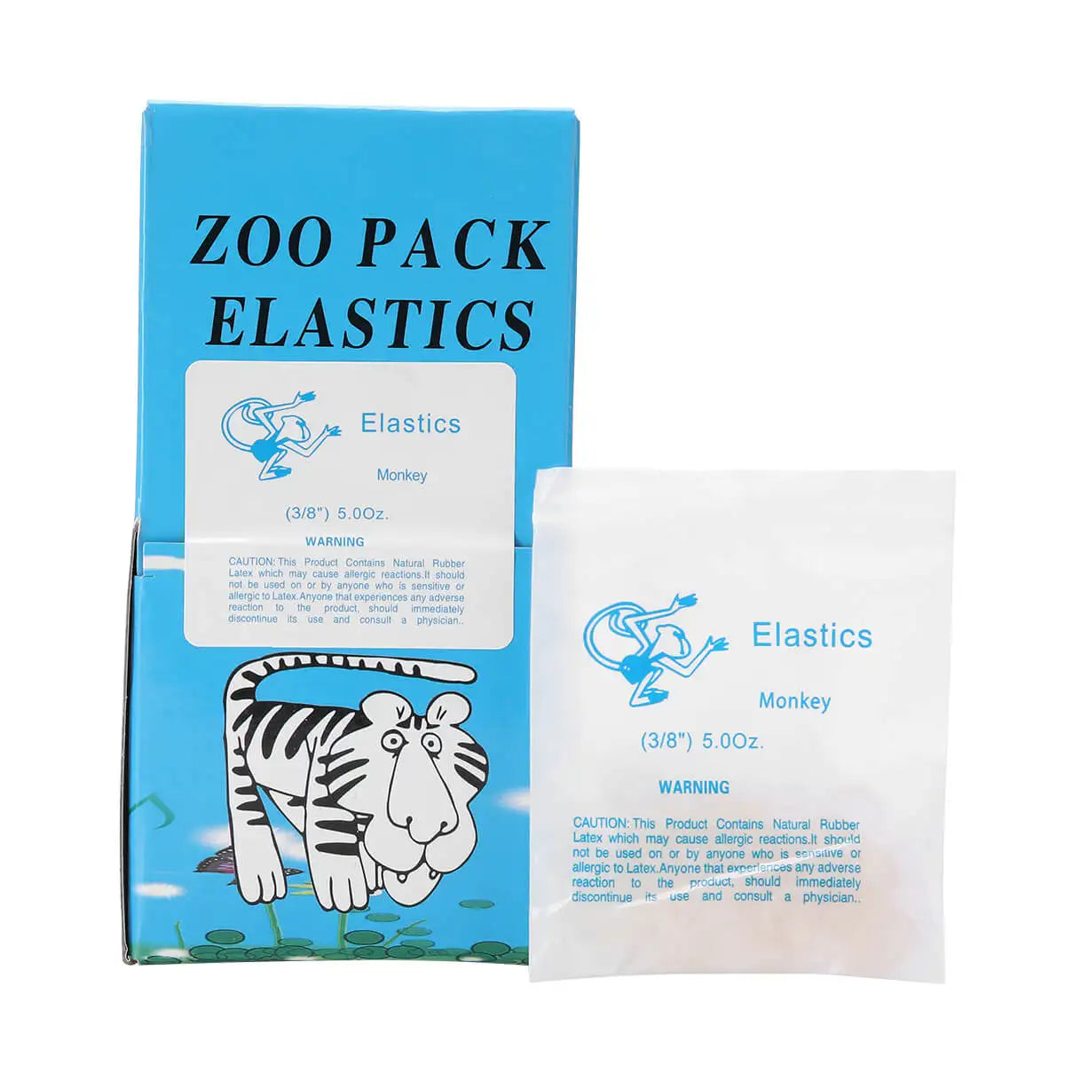 5000 Pcs/Box Dental Orthodontic Zoo Pack Elastics Rubber Bands High Quality Latex Braces Force 3.5/5.0/6.5 OZ
