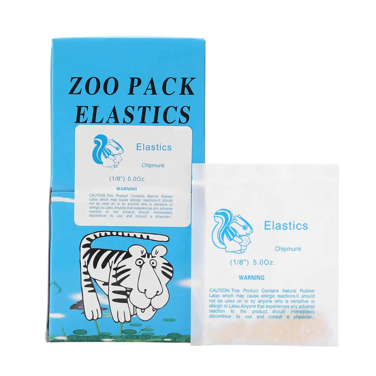5000 Pcs/Box Dental Orthodontic Zoo Pack Elastics Rubber Bands High Quality Latex Braces Force 3.5/5.0/6.5 OZ