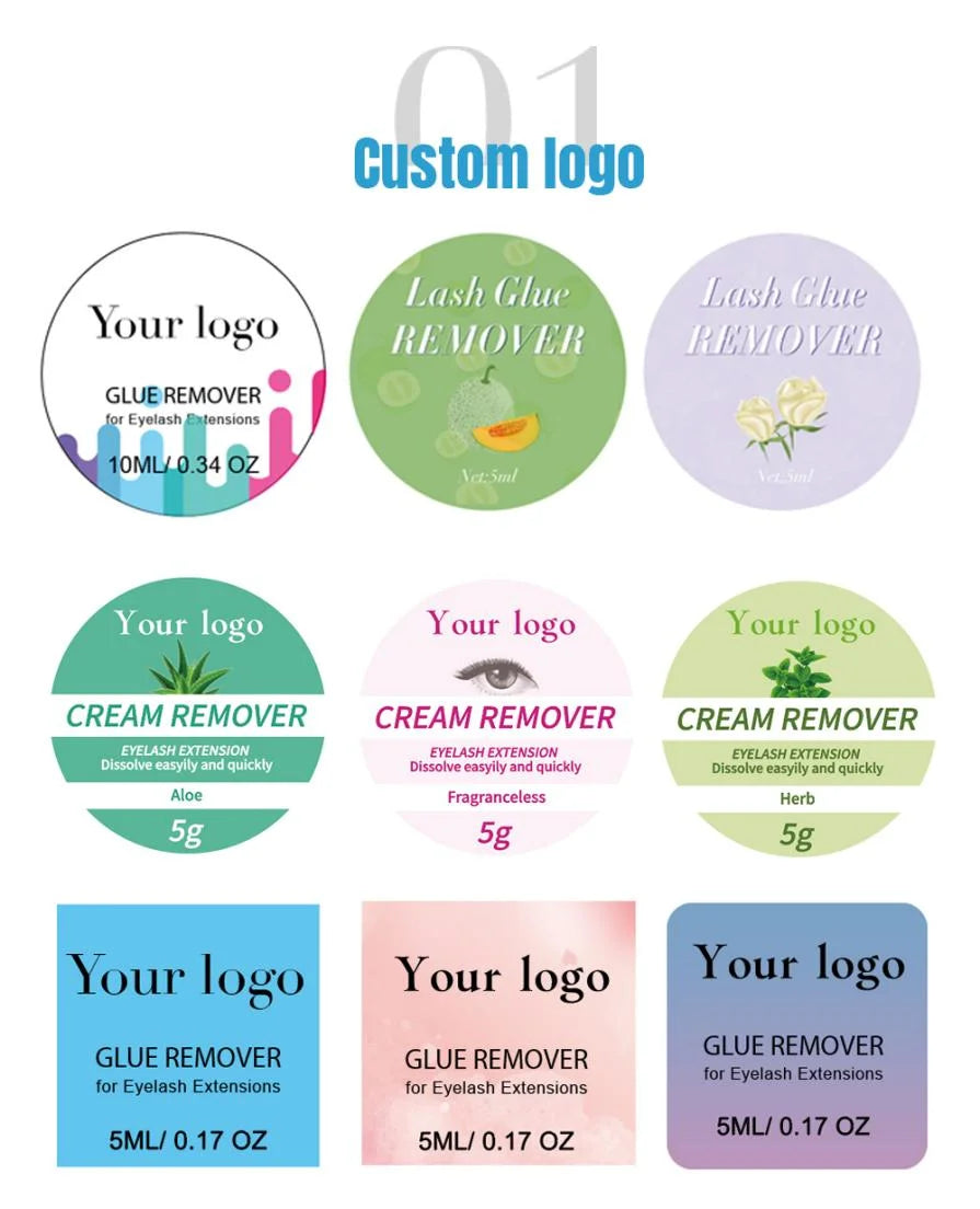 Eyelash Customization Eyelash Extension Paper Card Customization Eyelash Glue Customization Brand Customization