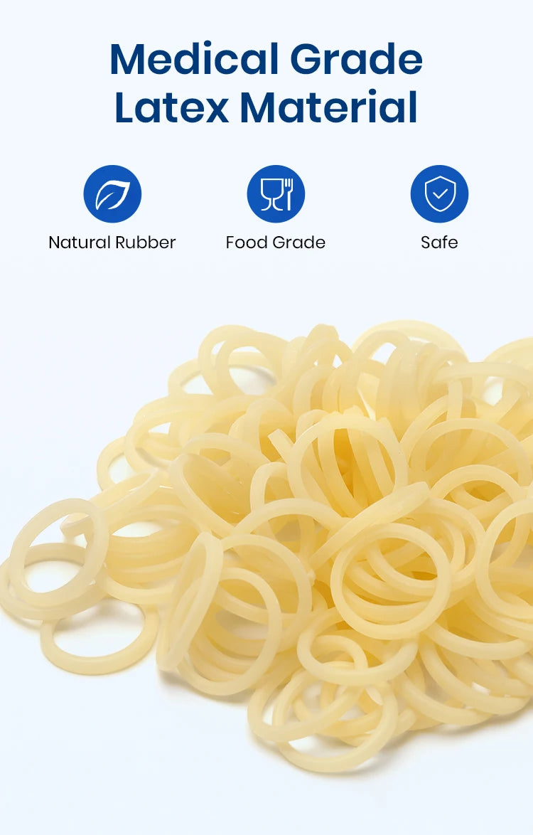 5000 Pcs/Box Dental Orthodontic Zoo Pack Elastics Rubber Bands High Quality Latex Braces Force 3.5/5.0/6.5 OZ