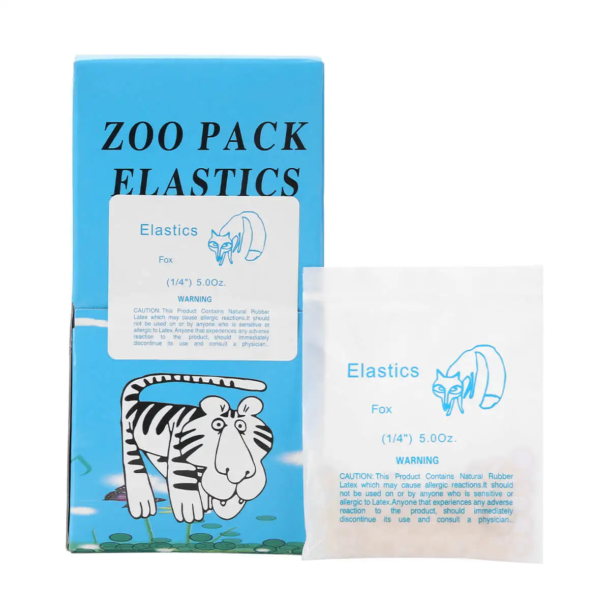 5000 Pcs/Box Dental Orthodontic Zoo Pack Elastics Rubber Bands High Quality Latex Braces Force 3.5/5.0/6.5 OZ