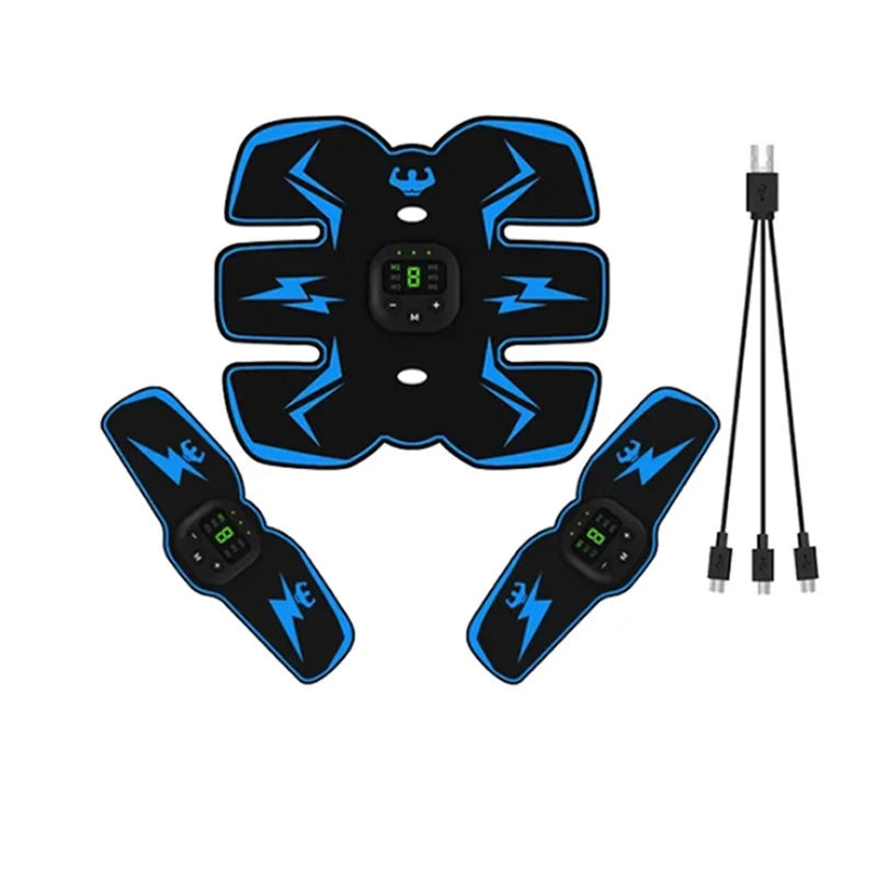 Customizable EMS Wireless Muscle Stimulator Trainer Smart Fitness Electric Weight Loss Stickers Body Slimming Massager