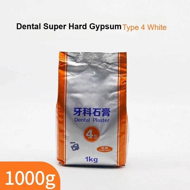 1KG/pack Dental Super Hard Plaster Type 4 Casting Crown Dental Model All Ceramic Mold Powder Dental Specific Gypsum Powder