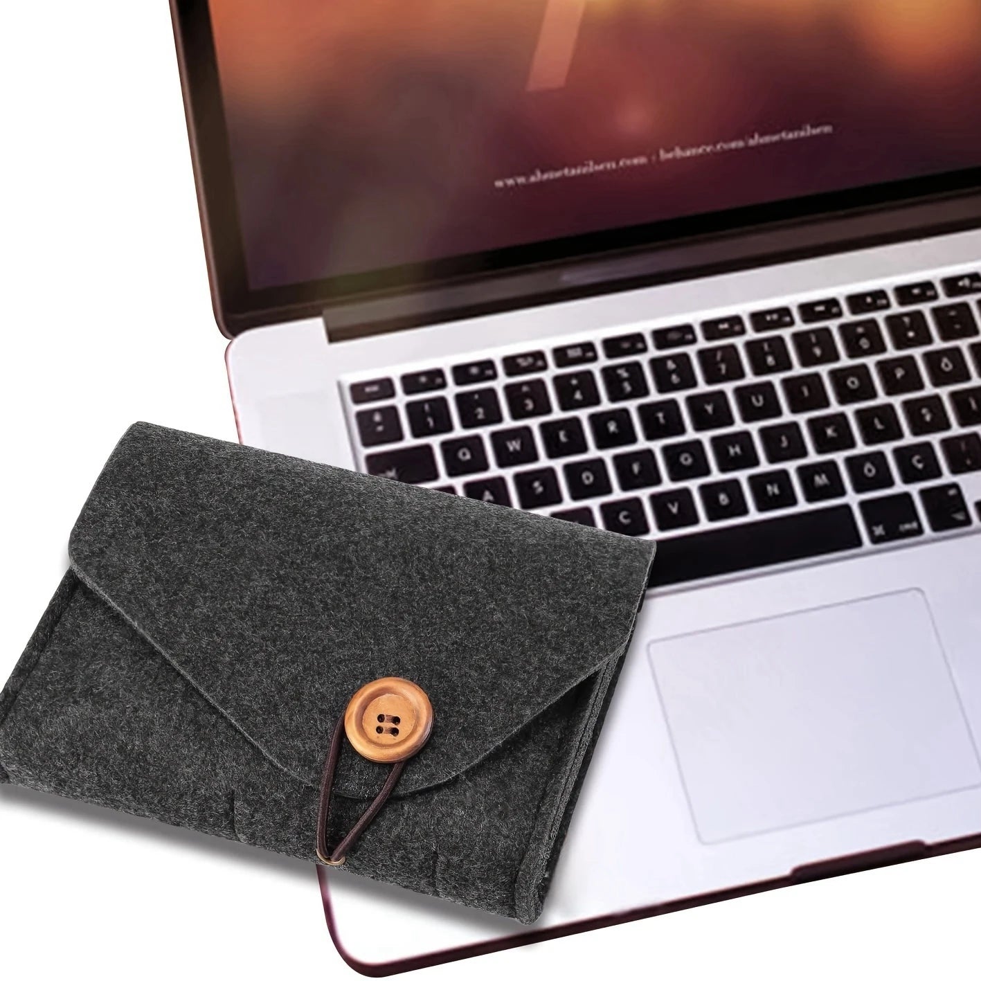 Portable Felt Storage Bag Outdoor Travel Digital Cable Electronics Accessories Organizer Charge Earphone Makeup Storage Pouches