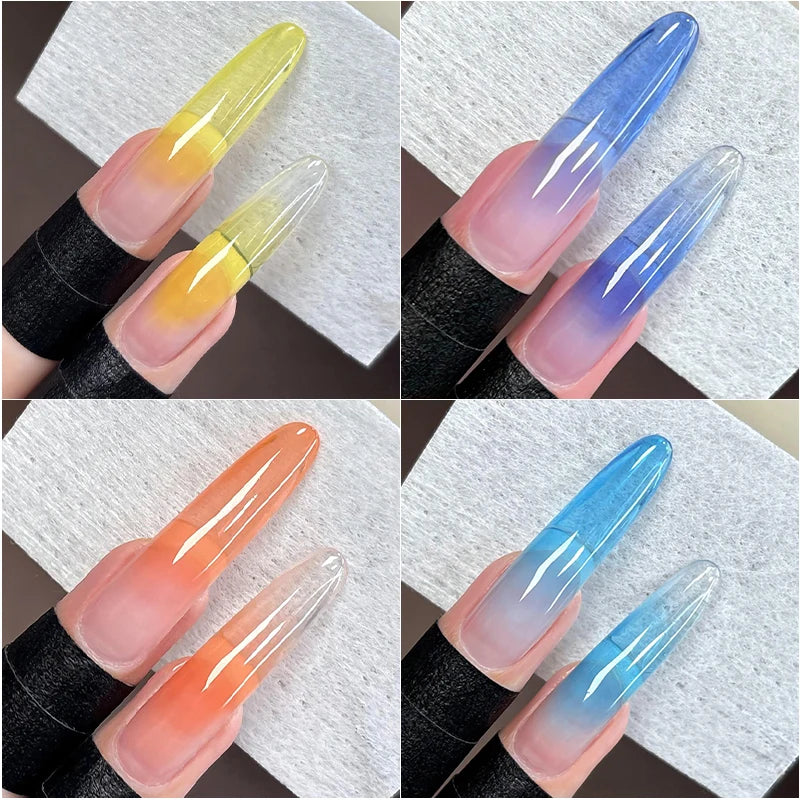 UR SUGAR 2Pcs 9-colors New Popular Color Patting Gel Gradient Color Semi Permanent Painting UV&LED Gel Nail Art Creation Varnish