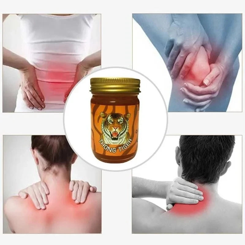 50g 100% Thai Tiger Balm Body Massage Cream Ointment Plaster Joint Arthritis Rheumatic Pain Patch Red Tiger Balm Cream Skin Care