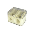 1 Pcs Eyeliner Sharpener, Dual Holes Eyeliner Sharpener, Compact Makeup Pencil Sharpeners, for Eyeliner Lip Liner Pencils