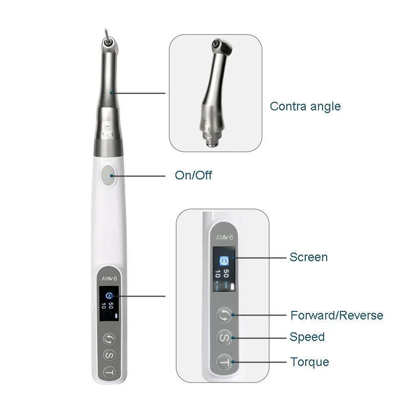 Lab Equipment Plaster Grinding Micromotor Polisher Dental E-Type Micro Motor Polishing Handpiece