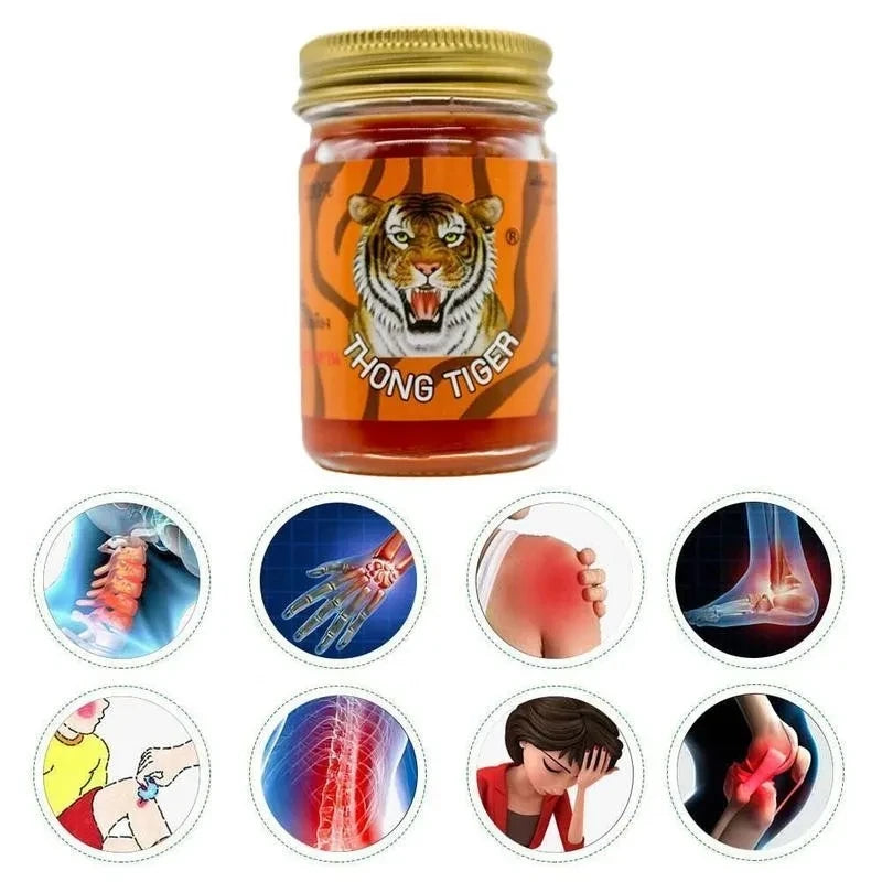 50g 100% Thai Tiger Balm Body Massage Cream Ointment Plaster Joint Arthritis Rheumatic Pain Patch Red Tiger Balm Cream Skin Care