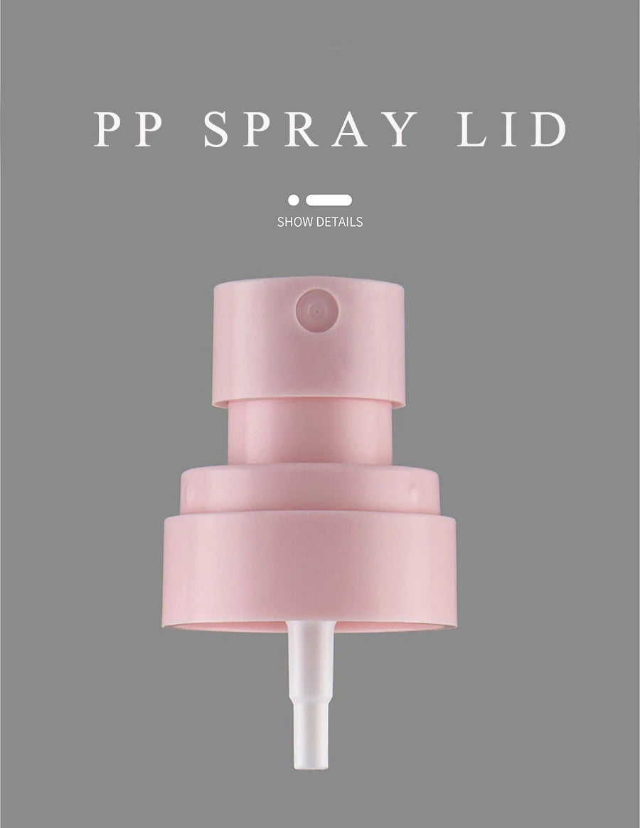 10/20/50/pcs 60ml 80ml 100ml Plastic Spray Bottle Mist Atomiser Sprayer Opaque Pink Perfume Refillable Bottle Container SZ3301