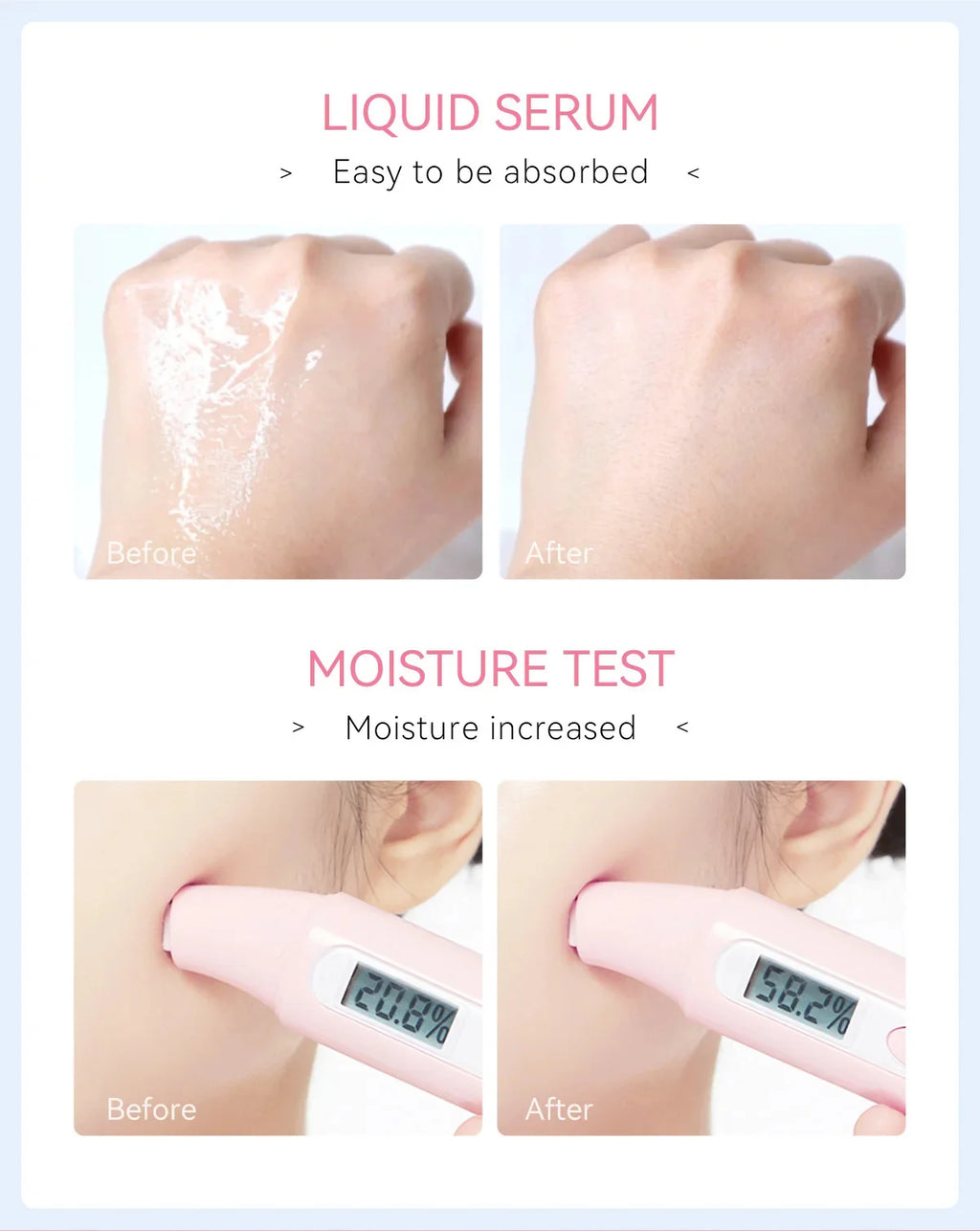 Sakura Whitening Gesichts-Serum Anti-Aging Verblasst feine Linien Strafft Poren Verbessert Melaninpigment Stumpfer Feuchtigkeitsspender Hellt die Hautpflege auf