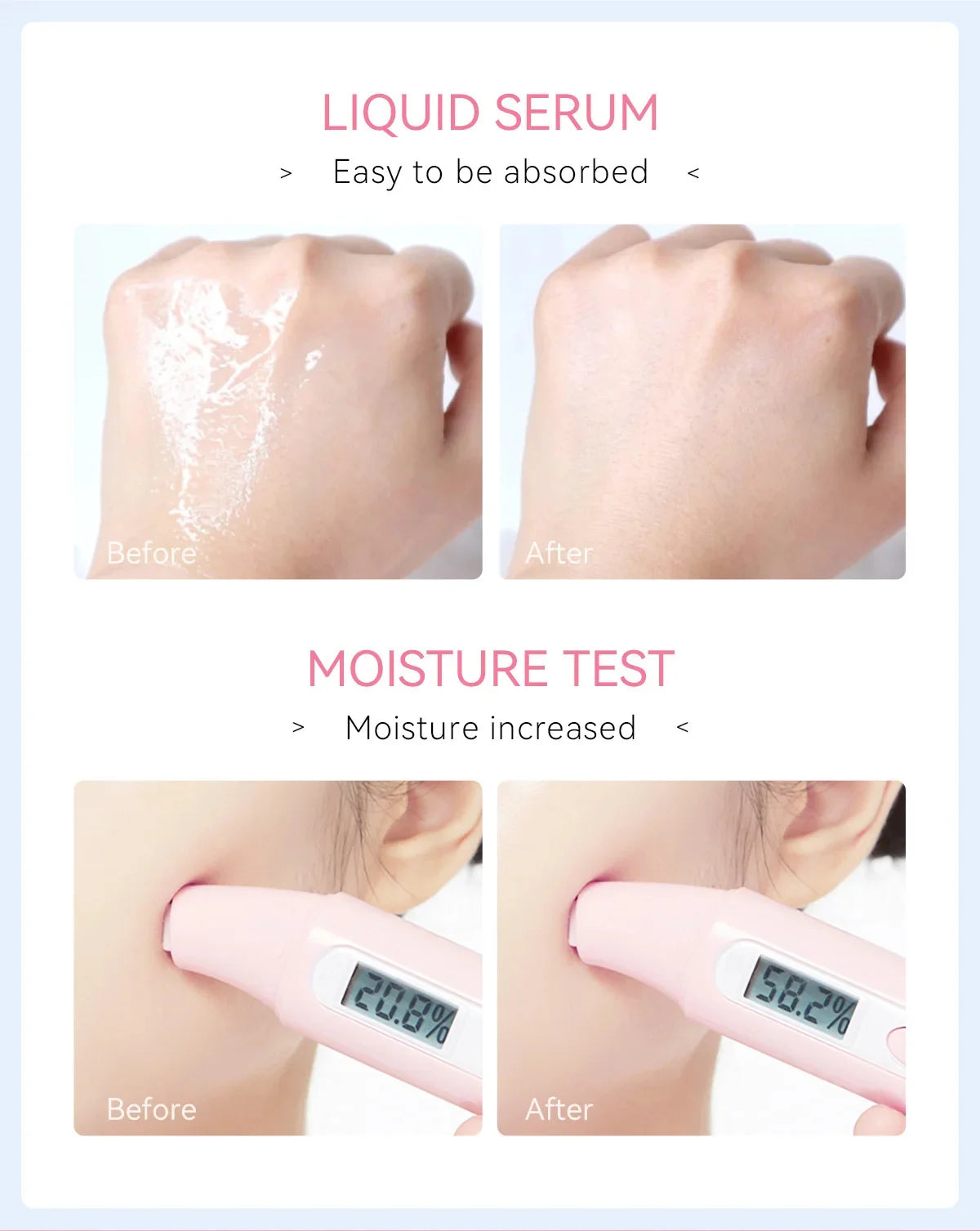 Sakura Whitening Gesichts-Serum Anti-Aging Verblasst feine Linien Strafft Poren Verbessert Melaninpigment Stumpfer Feuchtigkeitsspender Hellt die Hautpflege auf