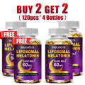 Buy 1 Get 1 Free! Liposomal Melatonin Supplement, for Insomnia Relief & Jet Lag Recovery, Quick Sleep Onset & Restful Nights