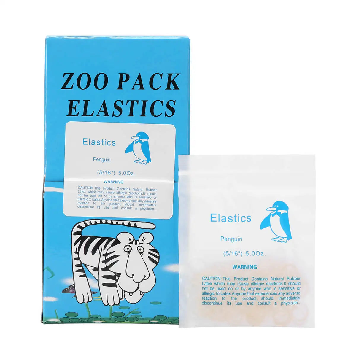 5000 Pcs/Box Dental Orthodontic Zoo Pack Elastics Rubber Bands High Quality Latex Braces Force 3.5/5.0/6.5 OZ