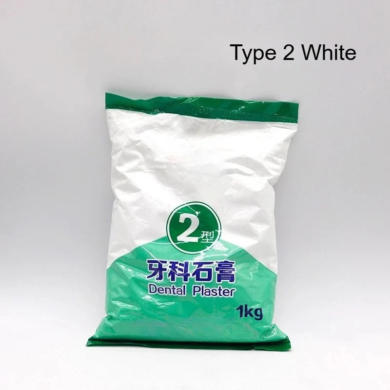 1KG/pack Dental Super Hard Plaster Type 4 Casting Crown Dental Model All Ceramic Mold Powder Dental Specific Gypsum Powder