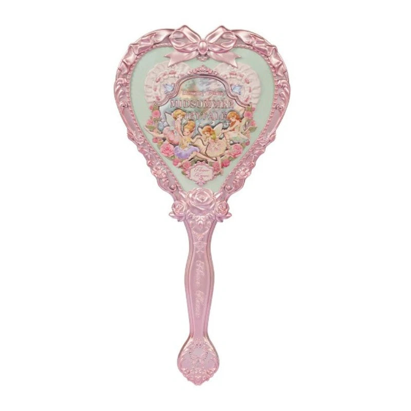 Flower Knows Butterfly Cloud Collar Collection Cosmetic Mirror Hand Holding Mirror Exquisite Relief Makeup Tools Mermaid Mirror