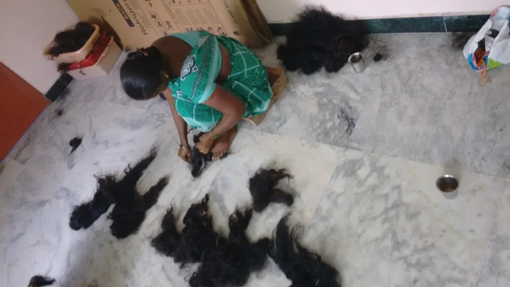 100% Unprocessed Natural Human Hair.india Best Hot 6A Hair Waft