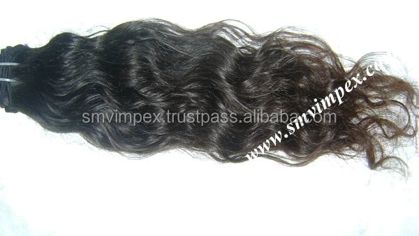 100% Unprocessed Natural Human Hair.india Best Hot 6A Hair Waft