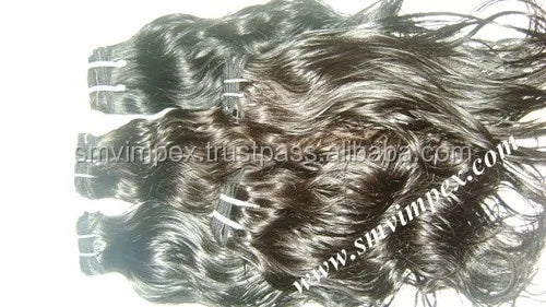 Cuticle Alainged Remy Human Hairs.Unprocessed Raw Natural Brown Soft and Smooth Double Wefted Hairs