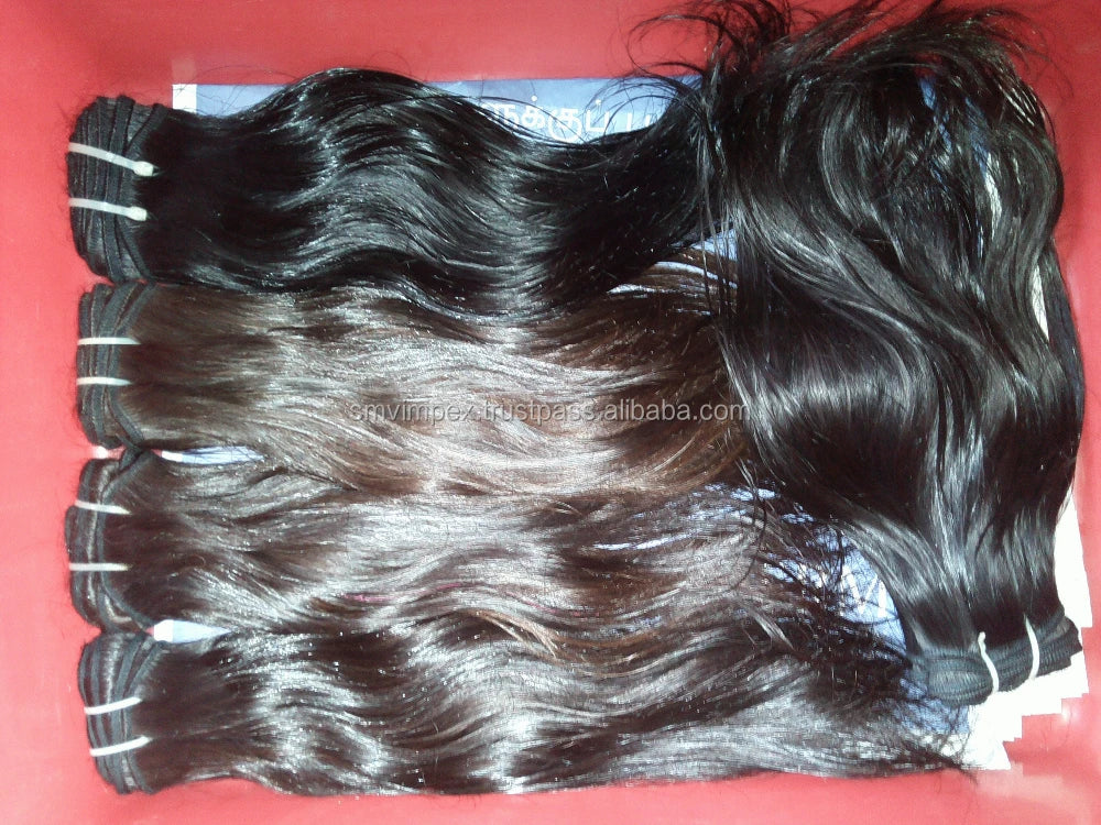No Split No Bad Smell Wholesale Indian Deep Wave Raw Hair Extension Virgin Process Indian Human Hair From India