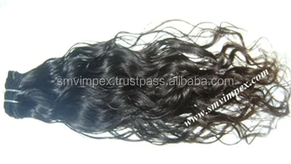 Cuticle Alainged Remy Human Hairs.Unprocessed Raw Natural Brown Soft and Smooth Double Wefted Hairs
